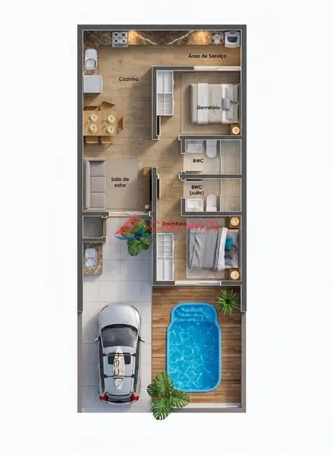 Foto 3 de Casa com 2 quartos à venda, 62m2 em Guaratuba - PR
