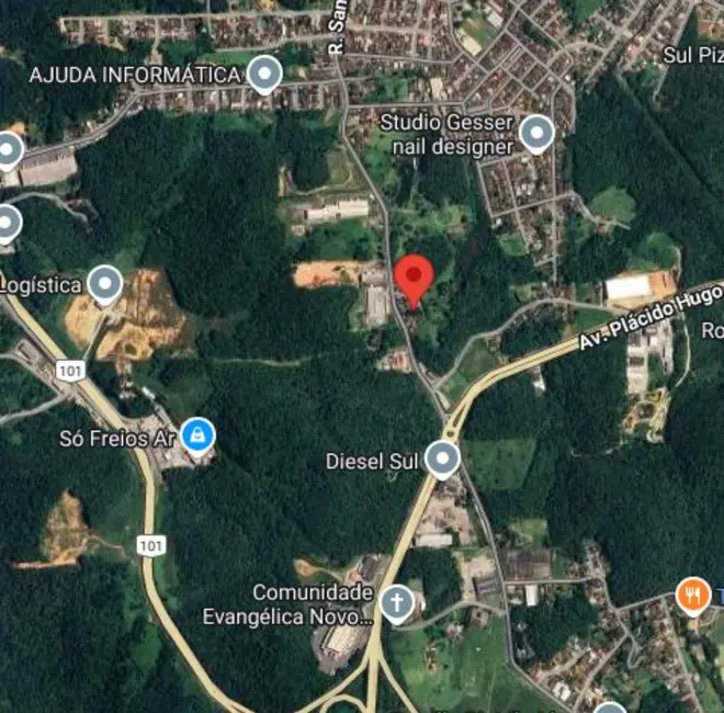 Foto 7 de Terreno / Lote à venda, 1333m2 em Profipo, Joinville - SC