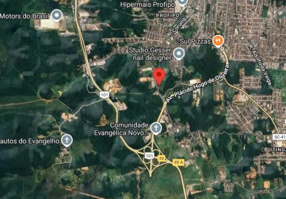 Foto 5 de Terreno / Lote à venda, 1333m2 em Profipo, Joinville - SC