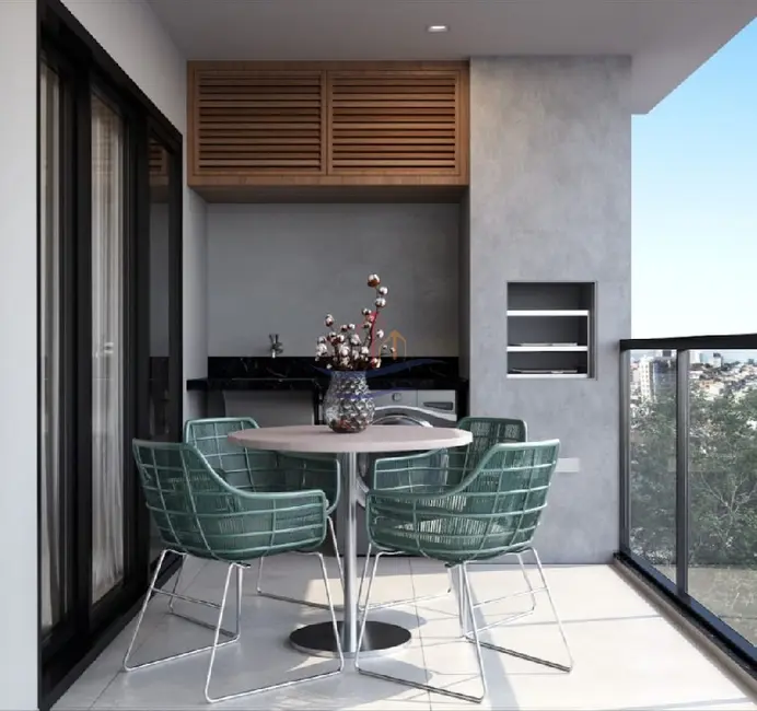 Foto 3 de Apartamento com 2 quartos à venda, 55m2 em Sumaré, Caraguatatuba - SP