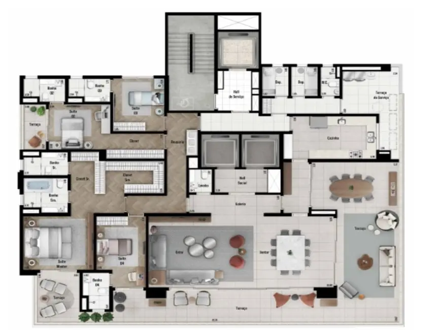 Foto 2 de Apartamento com 4 quartos à venda, 332m2 em Paraíso, São Paulo - SP