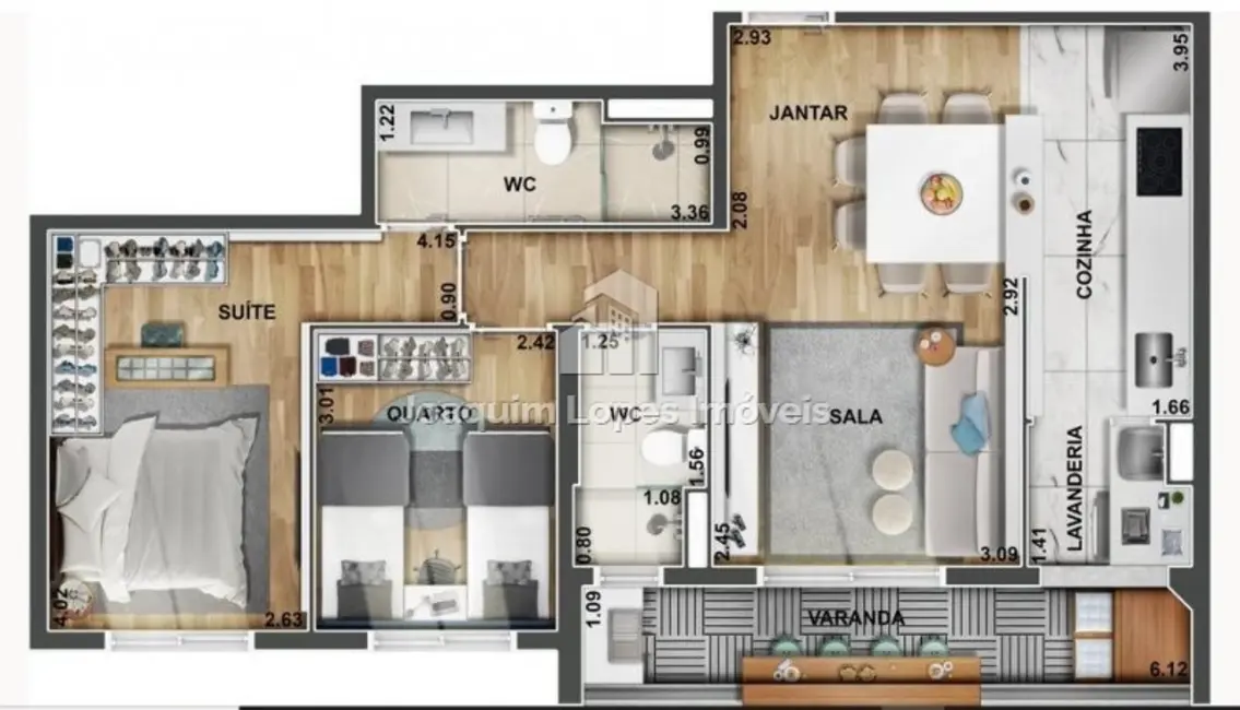 Apartamento com 2 quartos à venda, 59m2 em Vila Rosália, Guarulhos - SP - imagem 8 Foto 8 de Apartamento com 2 quartos à venda, 59m2 em Vila Rosália, Guarulhos - SP