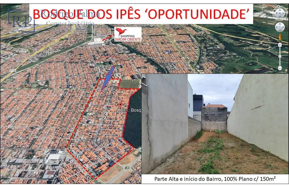 Foto 1 de Terreno / Lote à venda, 150m2 em Sao Jose Dos Campos - SP