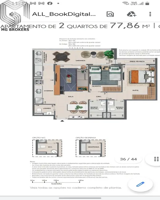Apartamento com 2 quartos à venda, 78m2 em Barra da Tijuca, Rio De Janeiro - RJ - imagem 3 Foto 3 de Apartamento com 2 quartos à venda, 78m2 em Barra da Tijuca, Rio De Janeiro - RJ