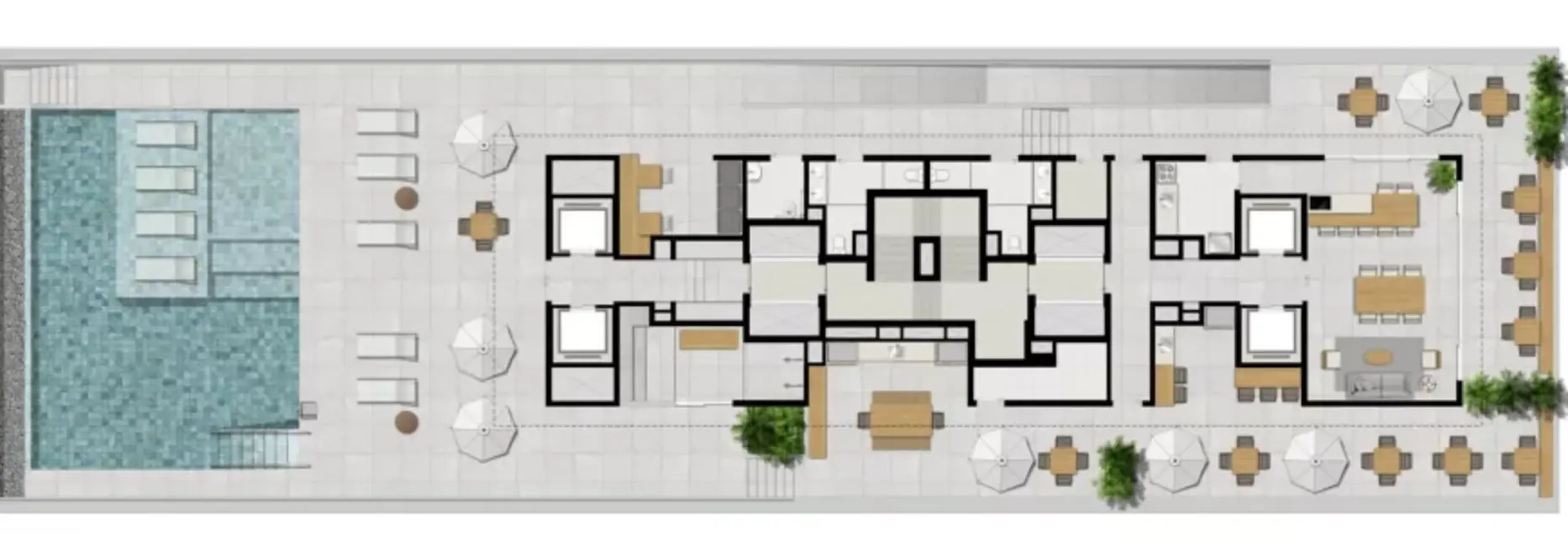 Apartamento com 3 quartos à venda, 65m2 em Barra da Tijuca, Rio De Janeiro - RJ - imagem 8 Foto 8 de Apartamento com 3 quartos à venda, 65m2 em Barra da Tijuca, Rio De Janeiro - RJ