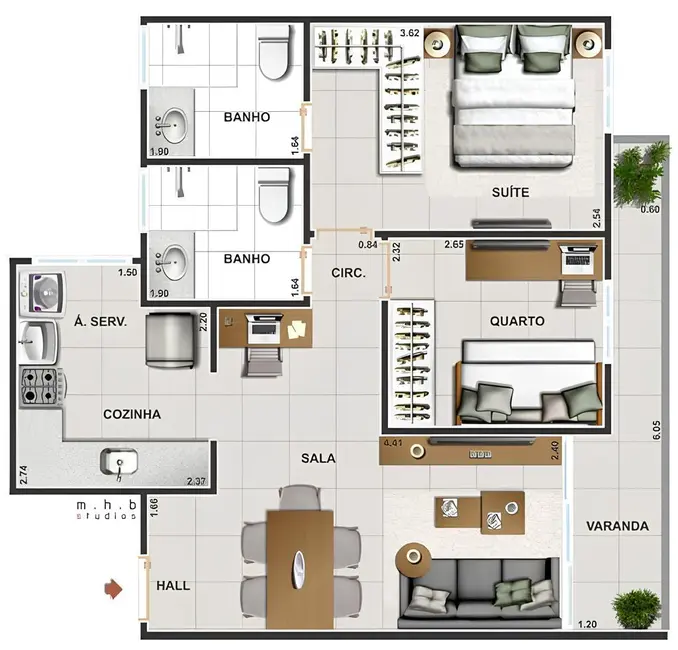 Foto 8 de Apartamento com 2 quartos à venda, 54m2 em Vila Isabel, Rio De Janeiro - RJ