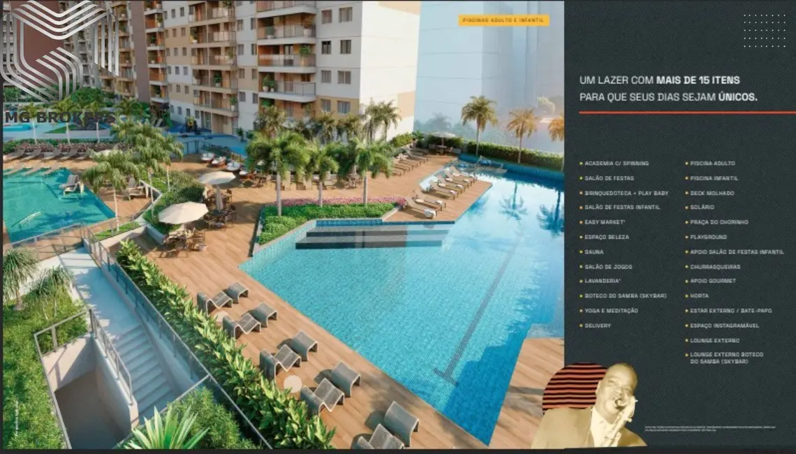 Foto 1 de Apartamento com 1 quarto à venda, 33m2 em Santo Cristo, Rio De Janeiro - RJ