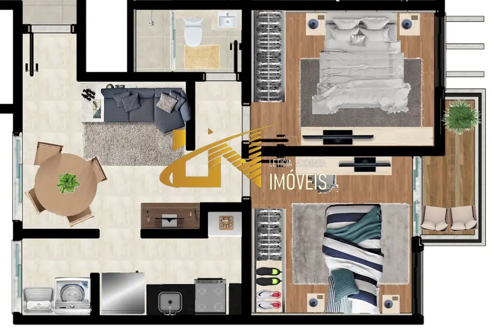 Apartamento com 2 quartos à venda, 70m2 em Sao Lourenco - MG - imagem 9 Foto 9 de Apartamento com 2 quartos à venda, 70m2 em Sao Lourenco - MG