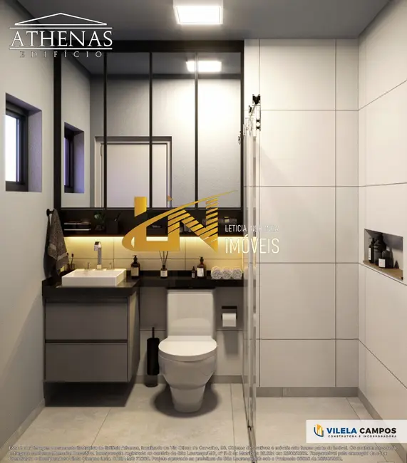 Apartamento com 1 quarto à venda, 37m2 em Centro, Sao Lourenco - MG - imagem 5 Foto 5 de Apartamento com 1 quarto à venda, 37m2 em Centro, Sao Lourenco - MG