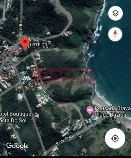 Foto 4 de Terreno / Lote à venda, 1071m2 em Armacao Dos Buzios - RJ