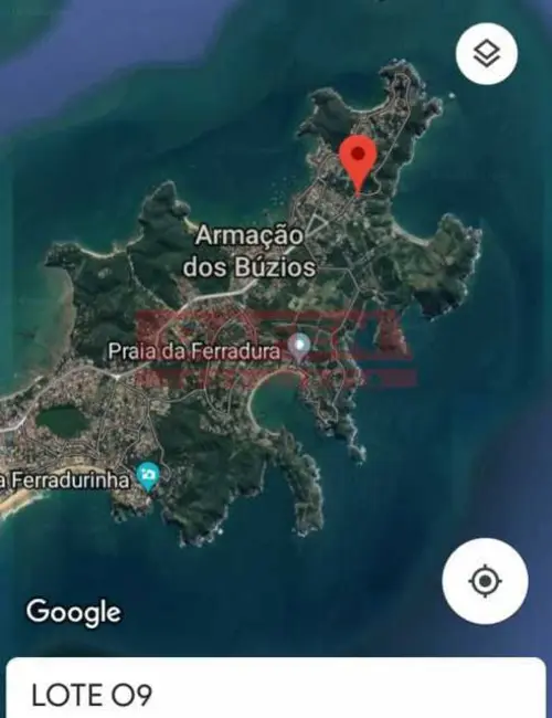 Foto 3 de Terreno / Lote à venda, 1071m2 em Armacao Dos Buzios - RJ