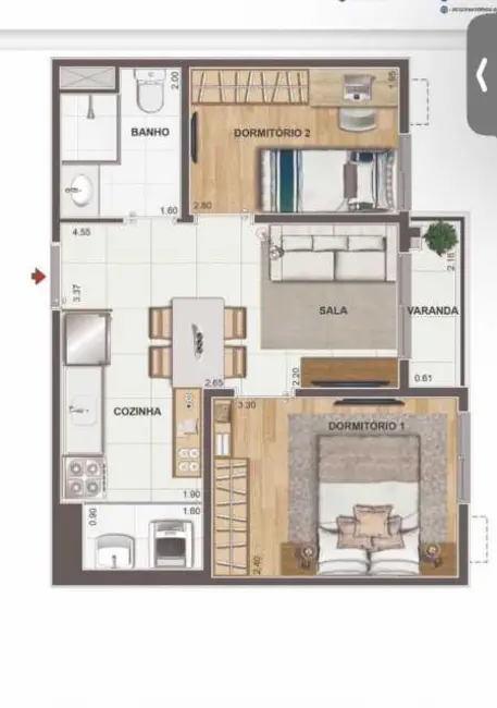 Apartamento com 2 quartos à venda, 40m2 em Rio De Janeiro - RJ - imagem 2 Foto 2 de Apartamento com 2 quartos à venda, 40m2 em Rio De Janeiro - RJ