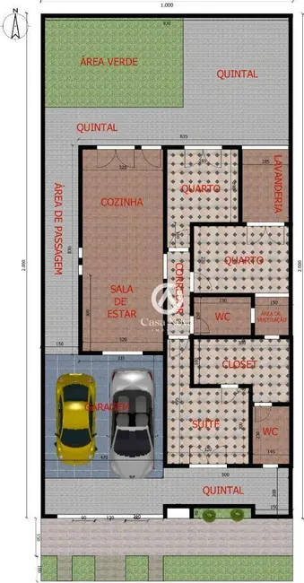 Casa com 3 quartos à venda, 200m2 em Parque Real, Pouso Alegre - MG - imagem 3 Foto 3 de Casa com 3 quartos à venda, 200m2 em Parque Real, Pouso Alegre - MG