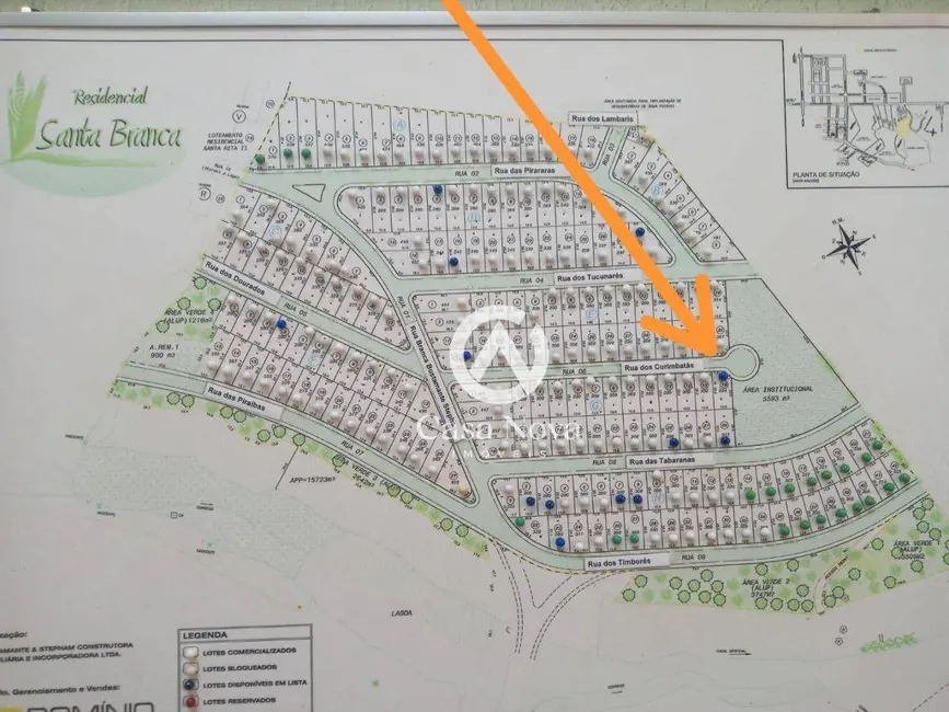 Terreno / Lote à venda, 304m2 em Residencial Santa Branca, Pouso Alegre - MG - imagem 6 Foto 6 de Terreno / Lote à venda, 304m2 em Residencial Santa Branca, Pouso Alegre - MG