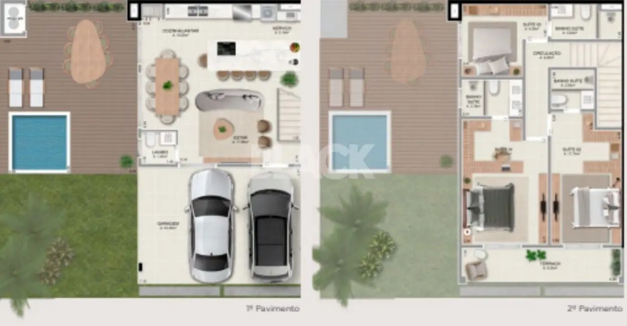 Foto 4 de Casa de Condomínio com 3 quartos à venda, 171m2 em Passo De Torres - SC