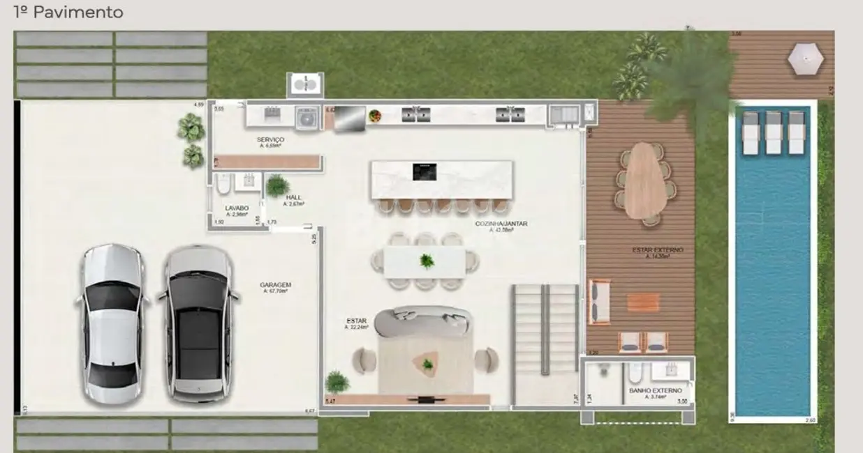 Foto 2 de Casa de Condomínio com 5 quartos à venda, 329m2 em Passo De Torres - SC