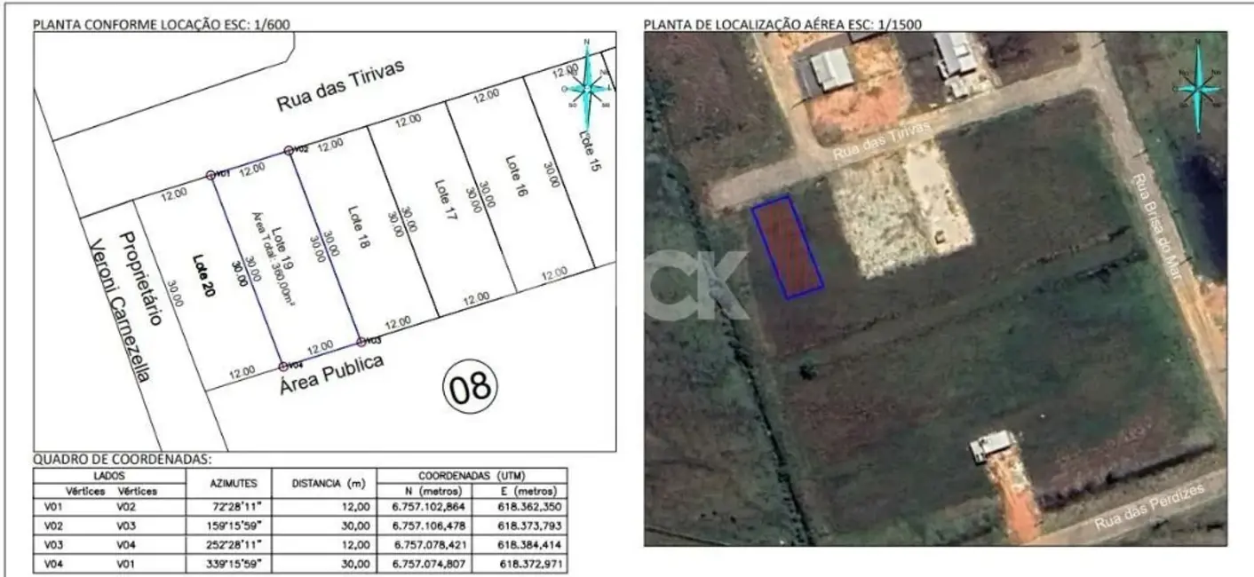 Foto 8 de Terreno / Lote à venda, 360m2 em Torres - RS