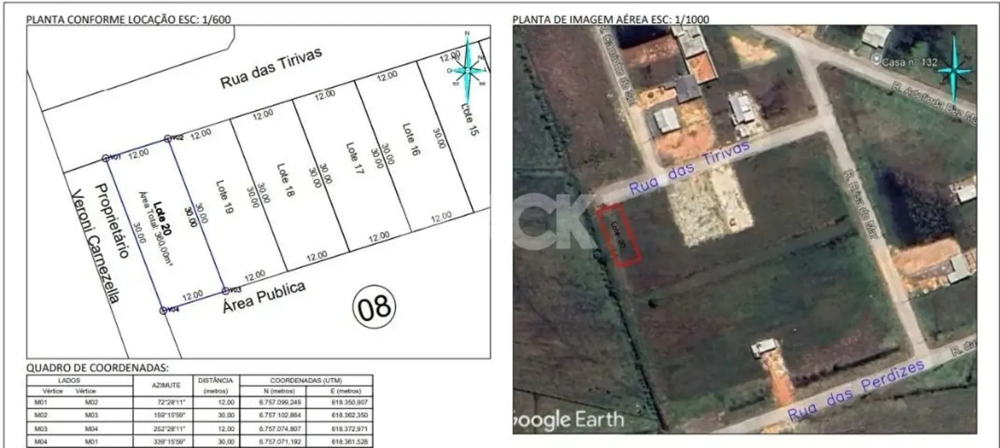 Terreno / Lote à venda, 360m2 em Torres - RS - imagem 8 Foto 8 de Terreno / Lote à venda, 360m2 em Torres - RS