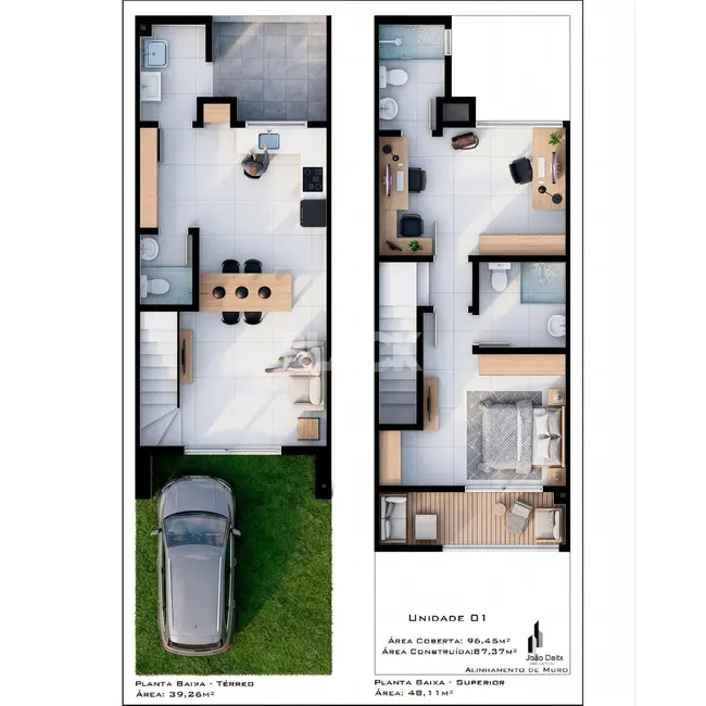 Sobrado com 2 quartos à venda, 87m2 em Torres - RS - imagem 6 Foto 6 de Sobrado com 2 quartos à venda, 87m2 em Torres - RS