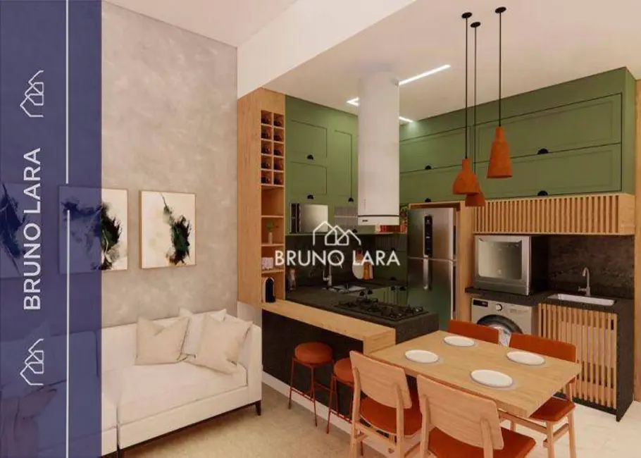 Foto 1 de Casa com 3 quartos à venda, 120m2 em Guarujá, Betim - MG