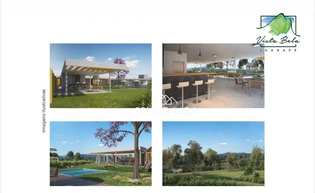 Foto 4 de Terreno / Lote à venda, 1220m2 em Igarape - MG