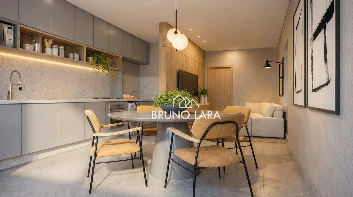 Foto 5 de Apartamento com 2 quartos à venda, 66m2 em Brasiléia, Betim - MG