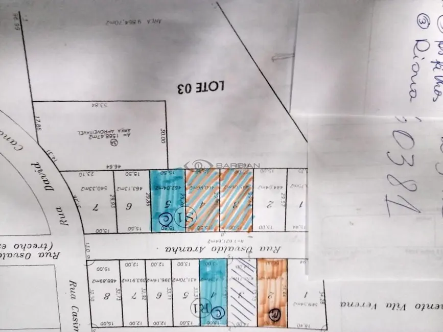 Foto 3 de Terreno / Lote à venda, 463m2 em Santo Inácio, Santa Cruz Do Sul - RS