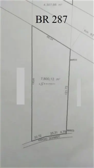 Terreno / Lote à venda, 7800m2 em Linha Santa Cruz, Santa Cruz Do Sul - RS - imagem 3 Foto 3 de Terreno / Lote à venda, 7800m2 em Linha Santa Cruz, Santa Cruz Do Sul - RS