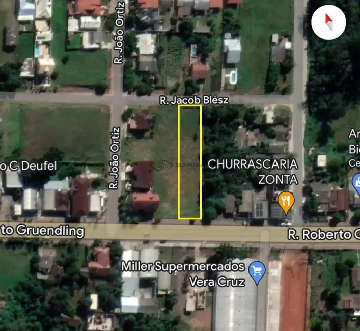 Terreno / Lote à venda, 1600m2 em Centro, Vera Cruz - RS - imagem 3 Foto 3 de Terreno / Lote à venda, 1600m2 em Centro, Vera Cruz - RS