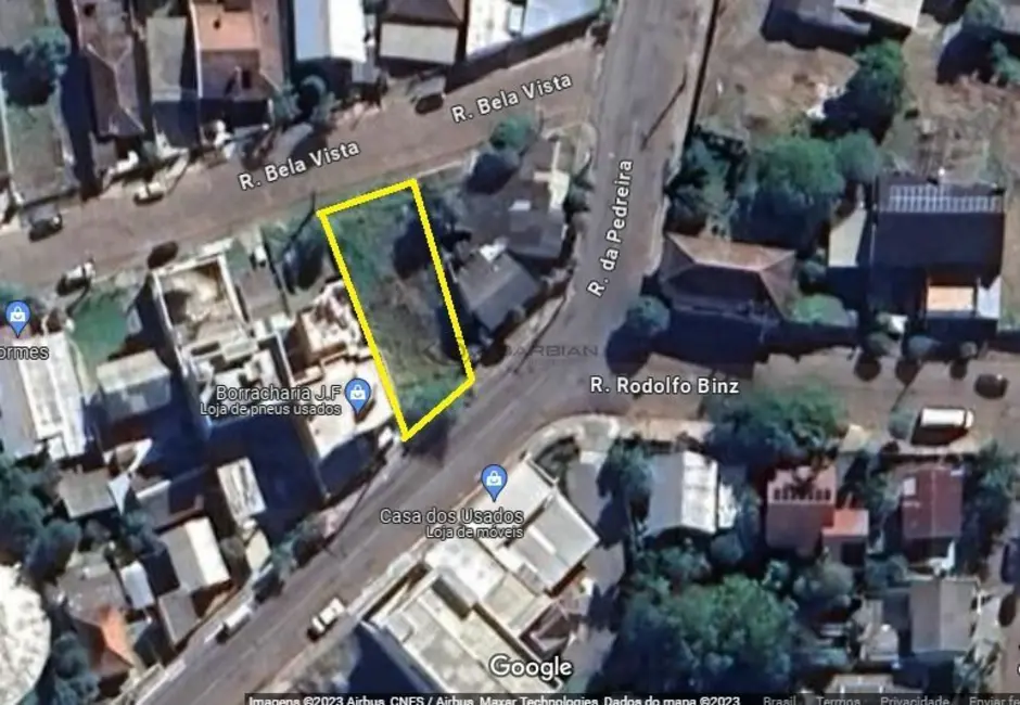 Foto 2 de Terreno / Lote à venda, 411m2 em Pedreira, Santa Cruz Do Sul - RS