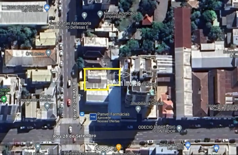 Foto 1 de Terreno / Lote à venda, 402m2 em Centro, Santa Cruz Do Sul - RS