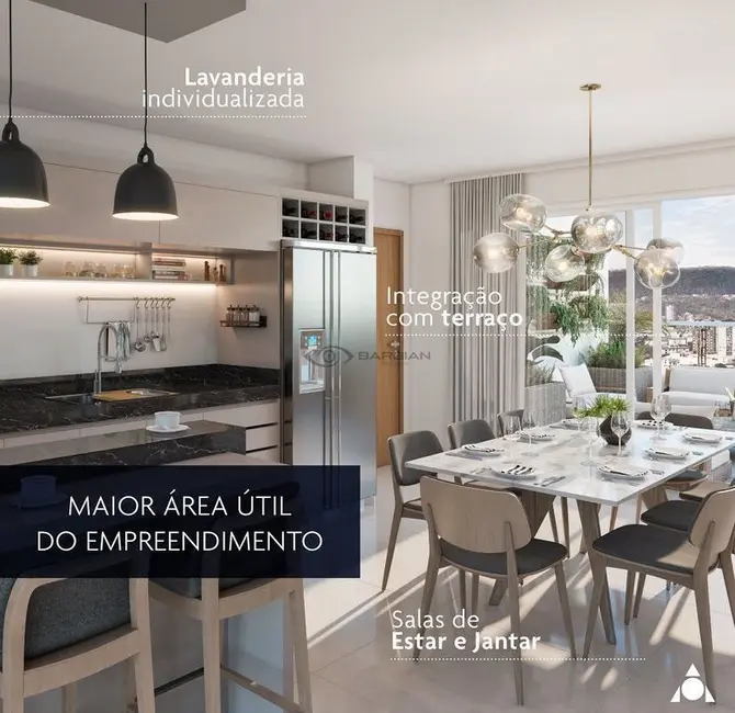 Cobertura com 3 quartos à venda, 174m2 em Centro, Santa Cruz Do Sul - RS - imagem 6 Foto 6 de Cobertura com 3 quartos à venda, 174m2 em Centro, Santa Cruz Do Sul - RS