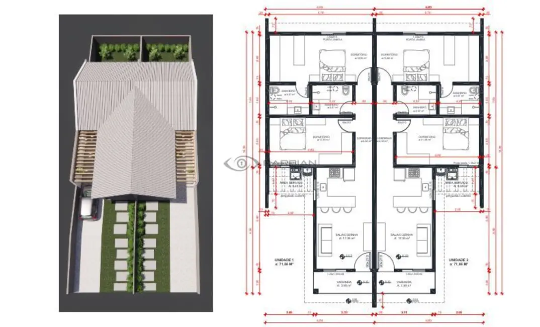 Casa com 2 quartos à venda, 72m2 em Country, Santa Cruz Do Sul - RS - imagem 5 Foto 5 de Casa com 2 quartos à venda, 72m2 em Country, Santa Cruz Do Sul - RS