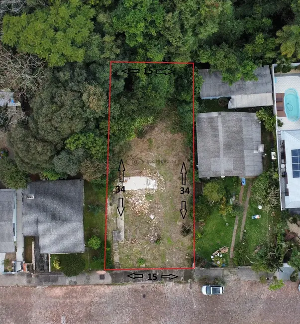 Foto 3 de Terreno / Lote à venda, 510m2 em Ana Nery, Santa Cruz Do Sul - RS