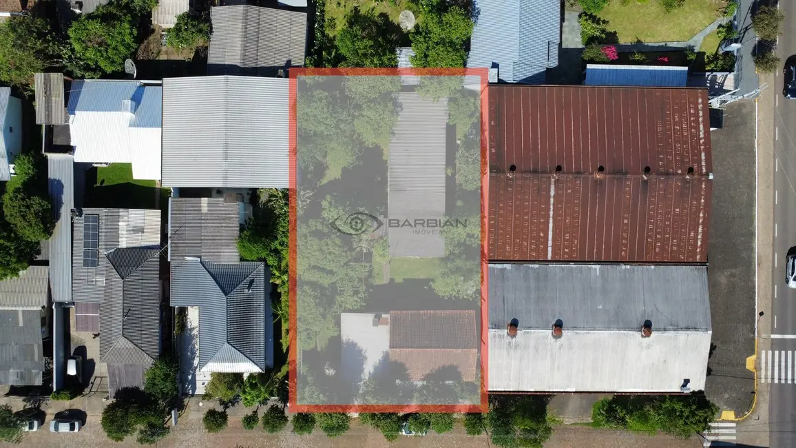 Foto 1 de Terreno / Lote à venda, 847m2 em Higienópolis, Santa Cruz Do Sul - RS