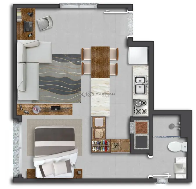 Foto 8 de Apartamento com 1 quarto à venda, 38m2 em Universitário, Santa Cruz Do Sul - RS