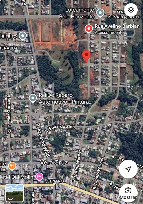 Foto 2 de Terreno / Lote à venda, 360m2 em Centro, Vera Cruz - RS