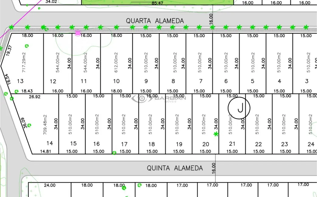 Foto 5 de Terreno / Lote à venda, 765m2 em Jardim Europa, Santa Cruz Do Sul - RS