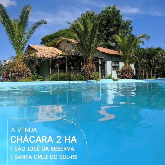 Foto 1 de Chácara com 3 quartos à venda, 200m2 em Santa Cruz Do Sul - RS