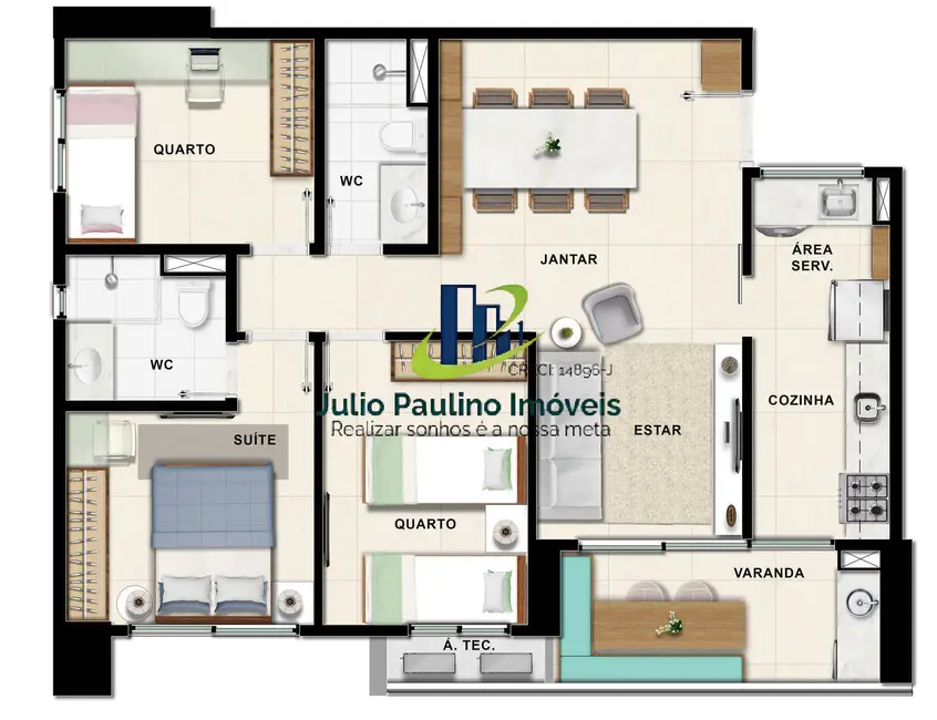 Foto 17 de Apartamento à venda em Caxangá, Recife - PE