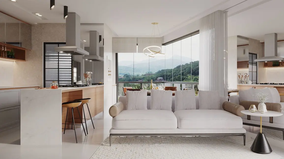 Apartamento com 3 quartos à venda, 125m2 em Pomerode - SC - imagem 4 Foto 4 de Apartamento com 3 quartos à venda, 125m2 em Pomerode - SC