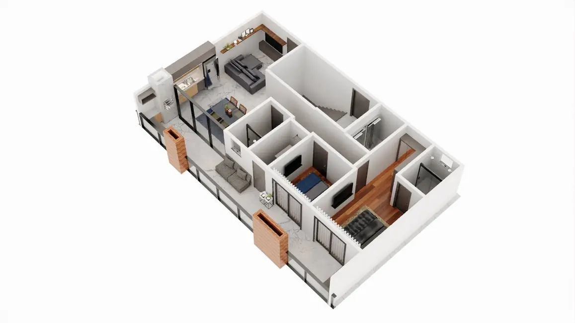 Cobertura com 2 quartos à venda, 142m2 em Centro, Pomerode - SC - imagem 4 Foto 4 de Cobertura com 2 quartos à venda, 142m2 em Centro, Pomerode - SC