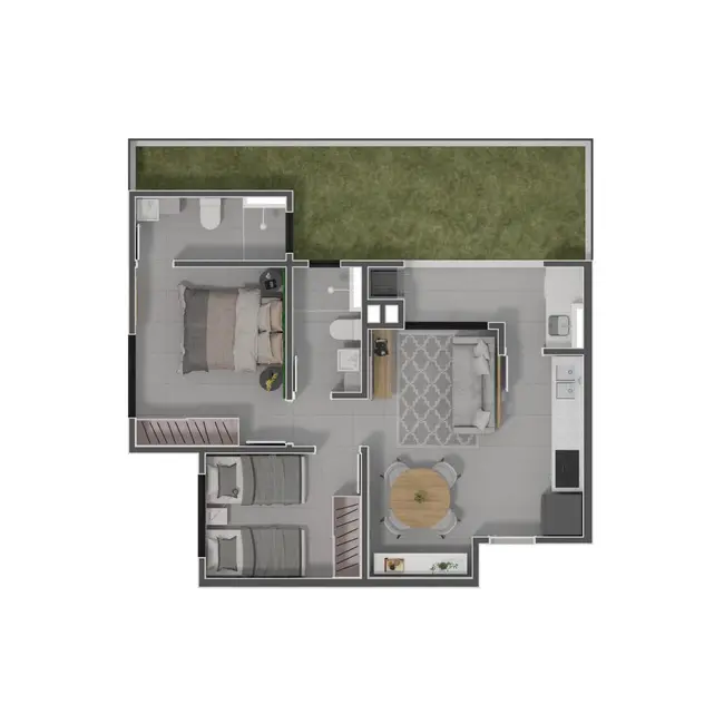 Apartamento com 2 quartos à venda, 72m2 em Porto Belo - SC - imagem 7 Foto 7 de Apartamento com 2 quartos à venda, 72m2 em Porto Belo - SC