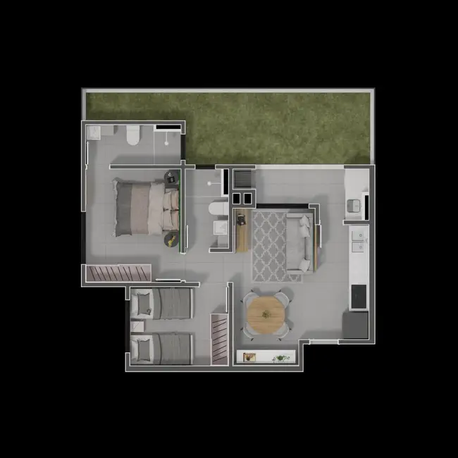Apartamento com 2 quartos à venda, 72m2 em Porto Belo - SC - imagem 8 Foto 8 de Apartamento com 2 quartos à venda, 72m2 em Porto Belo - SC
