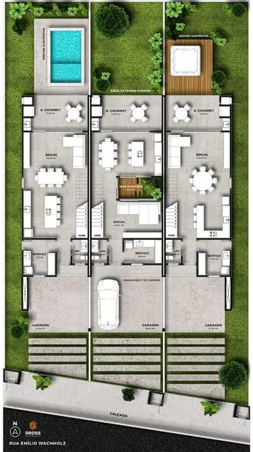 Sobrado com 3 quartos à venda, 217m2 em Pomerode - SC - imagem 3 Foto 3 de Sobrado com 3 quartos à venda, 217m2 em Pomerode - SC