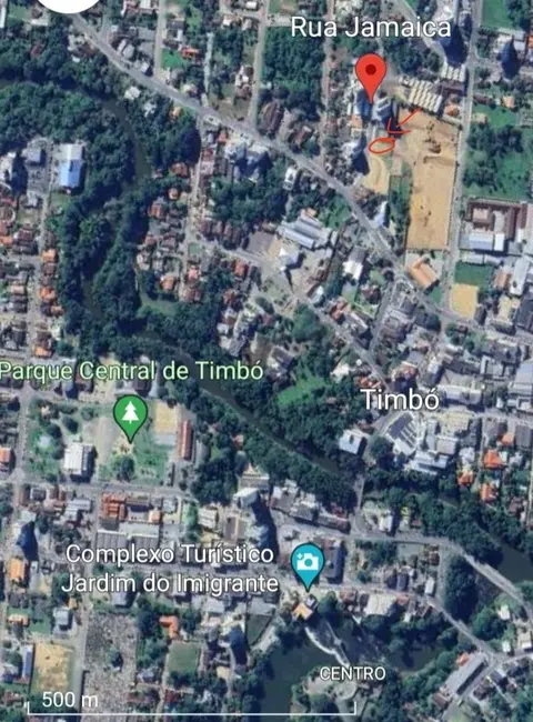 Foto 2 de Terreno / Lote à venda, 648m2 em Timbo - SC