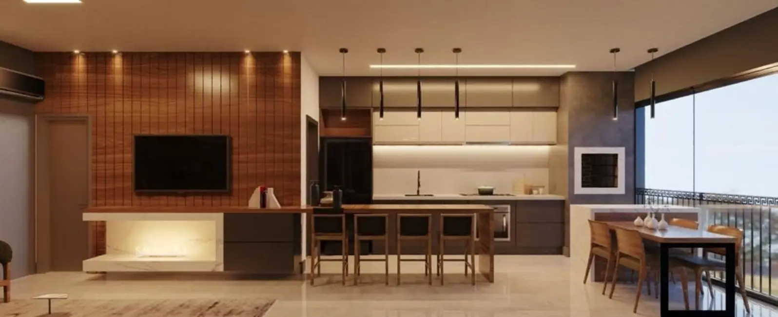 Apartamento com 3 quartos à venda, 132m2 em Centro, Pomerode - SC - imagem 5 Foto 5 de Apartamento com 3 quartos à venda, 132m2 em Centro, Pomerode - SC