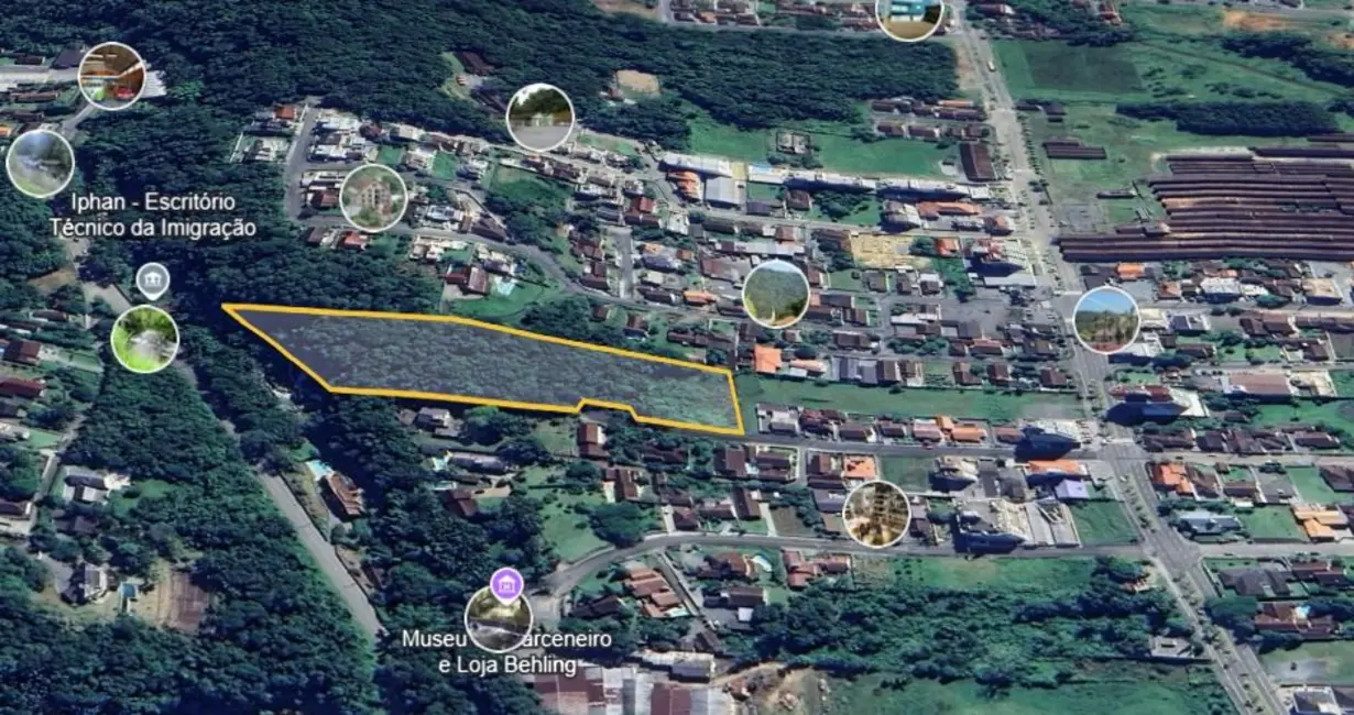Foto 2 de Terreno / Lote à venda, 12759m2 em Centro, Pomerode - SC