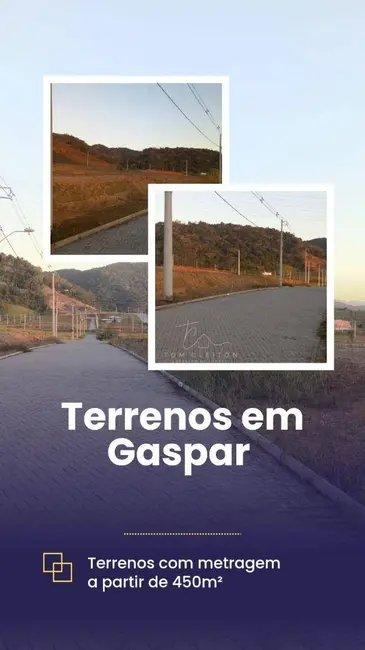 Foto 7 de Terreno / Lote à venda, 450m2 em Santa Terezinha, Gaspar - SC