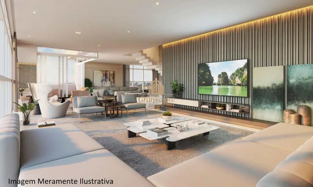 Foto 3 de Cobertura com 4 quartos à venda, 386m2 em Cabral, Curitiba - PR